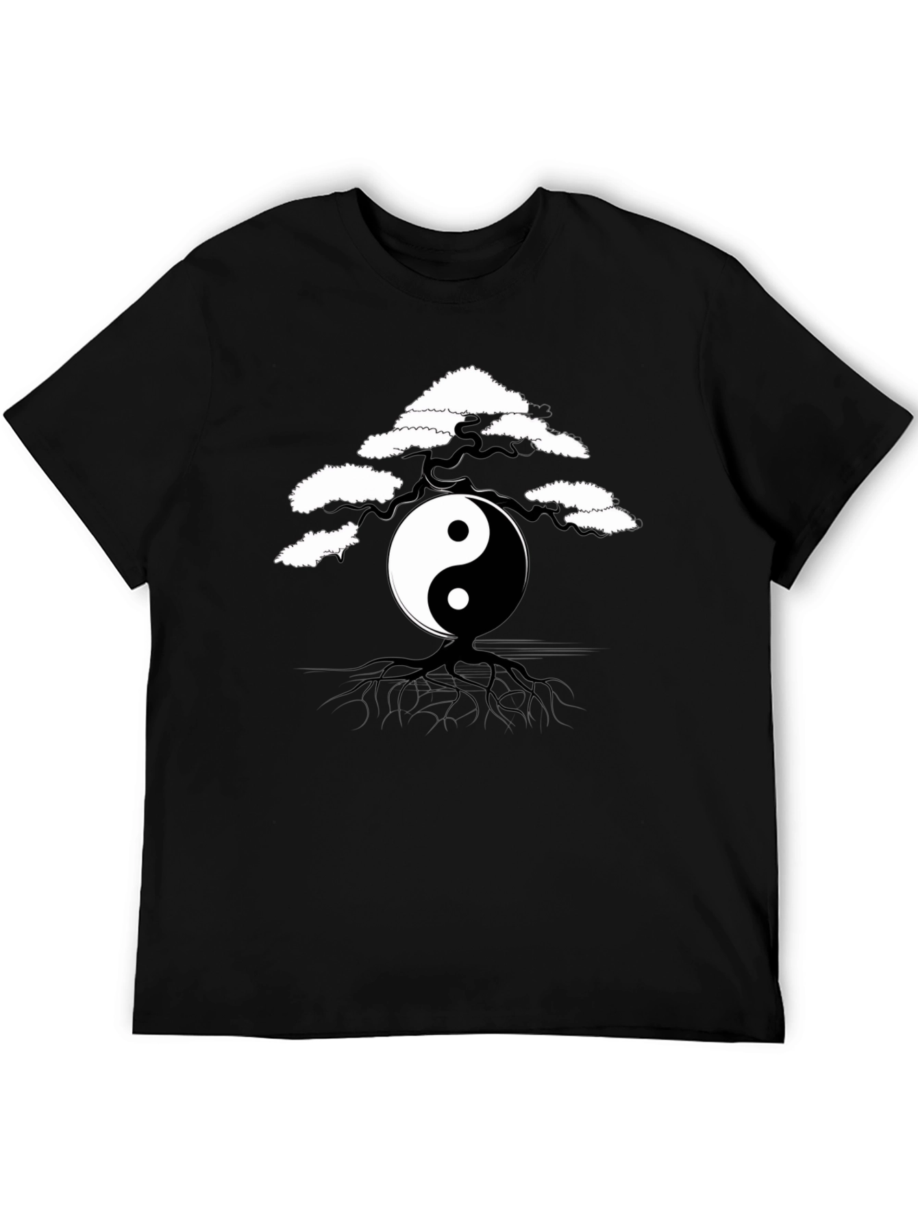 Yin Yang Bonsai Tree Graphic Tee - Unisex