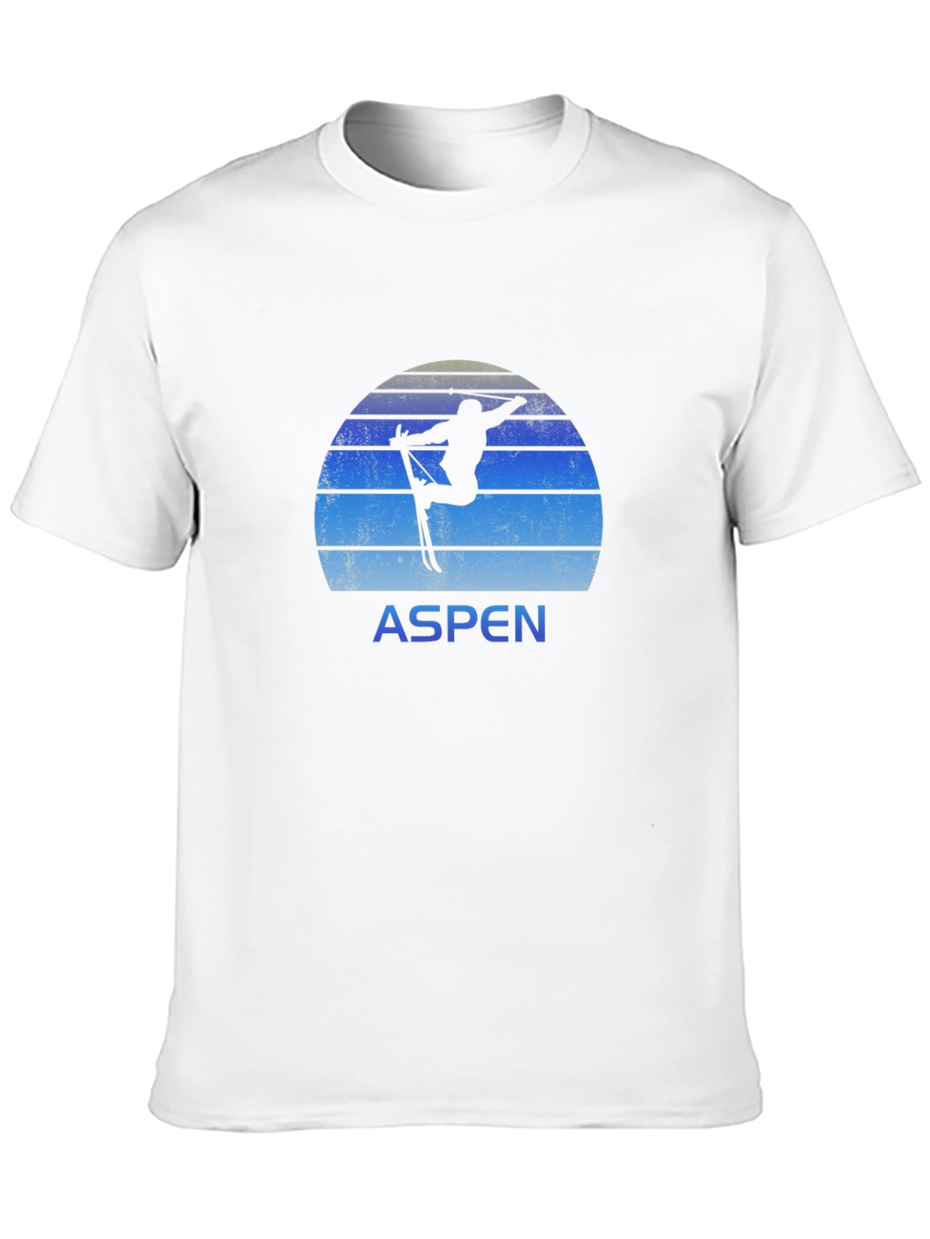 Aspen Skiing T-Shirt Retro Style