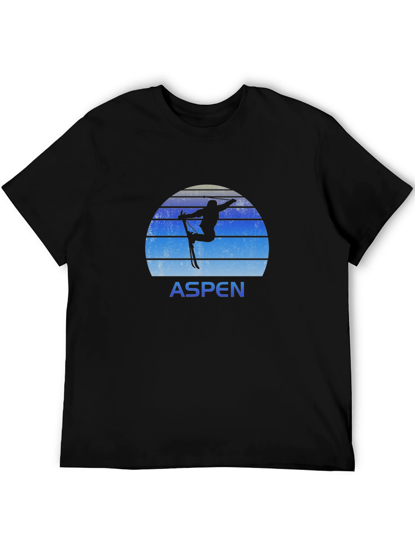 Aspen Skiing T-Shirt Retro Style