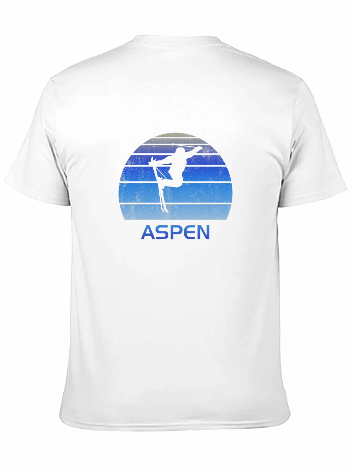 Aspen Skiing T-Shirt Retro Style