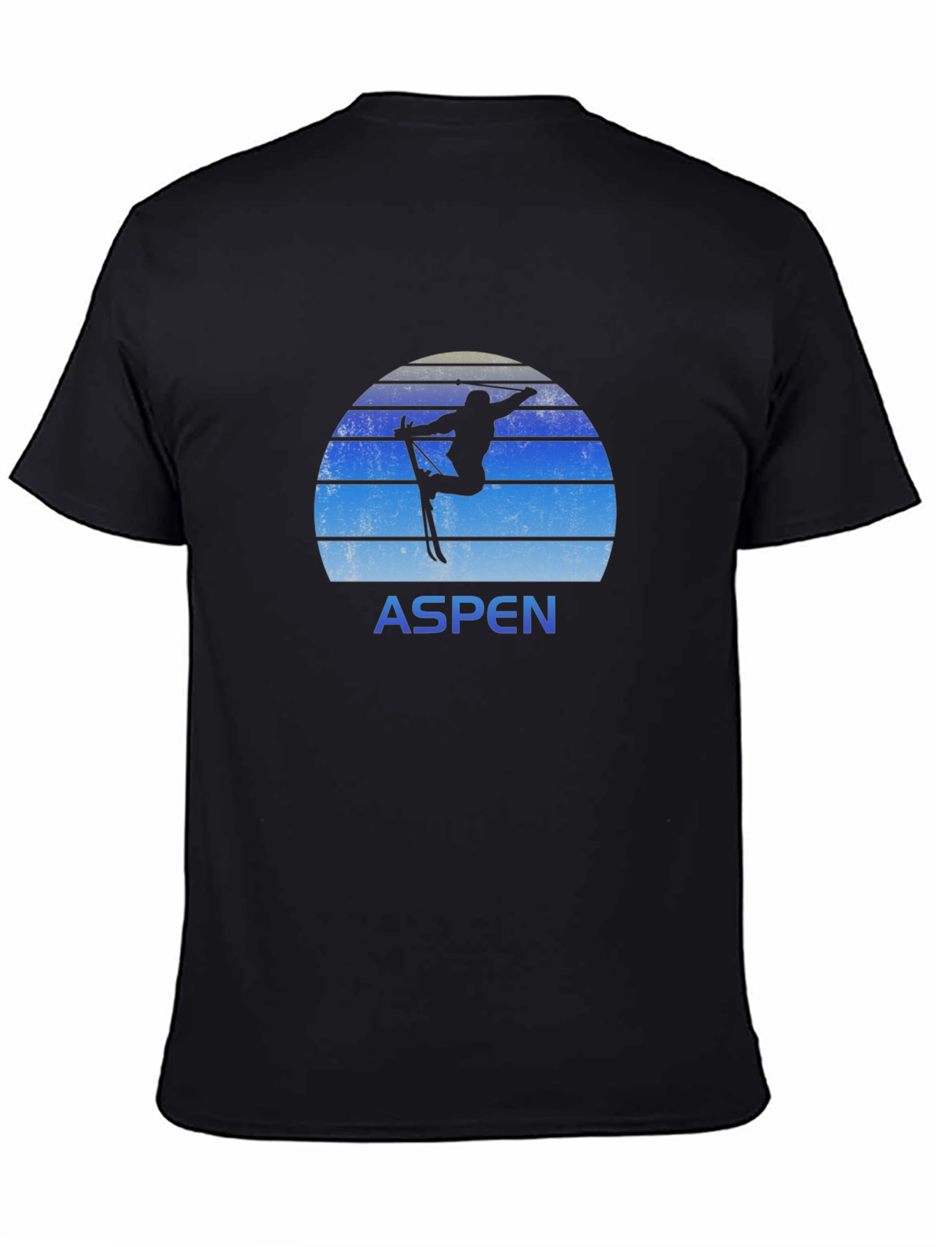 Aspen Skiing T-Shirt Retro Style