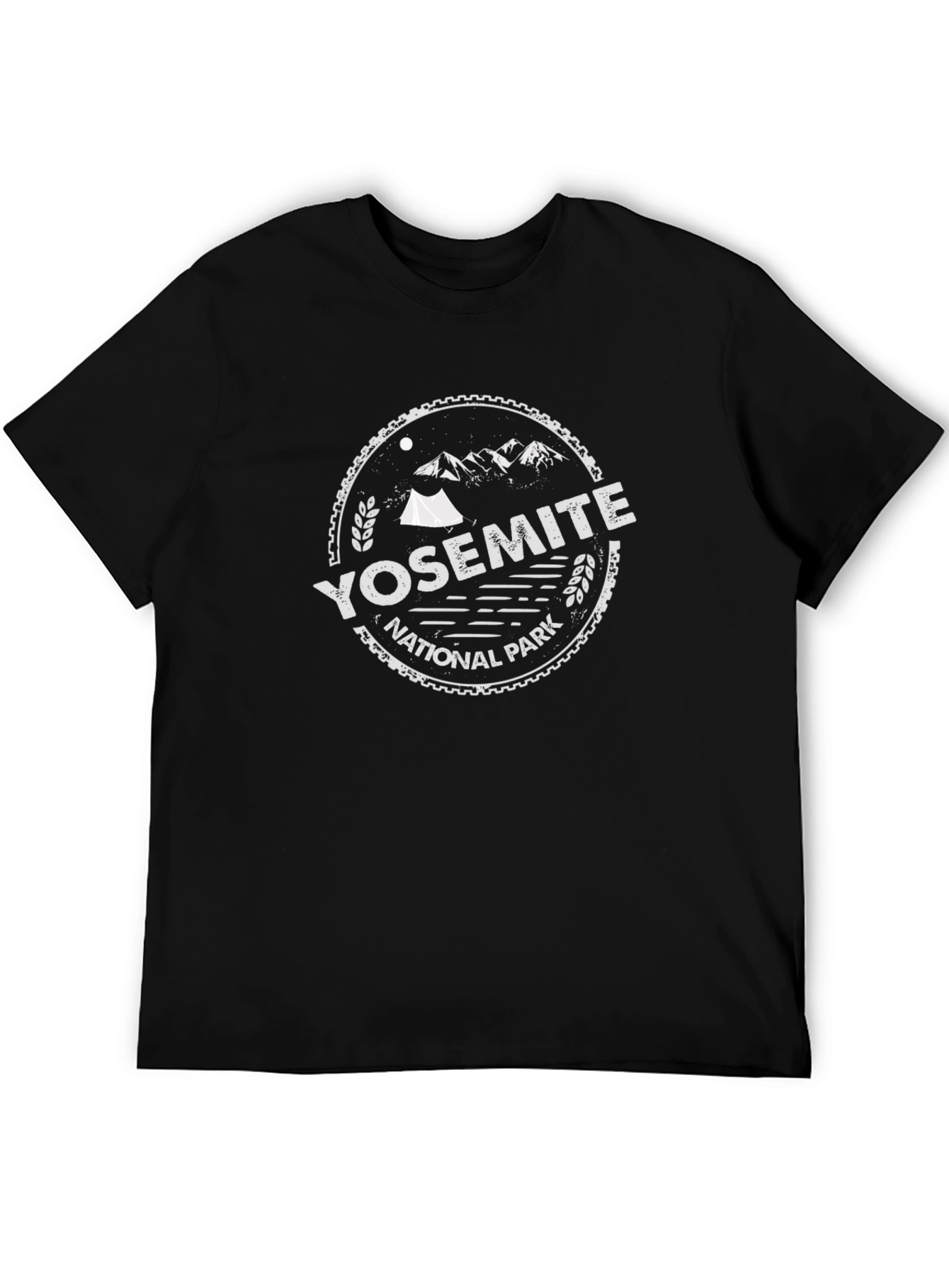 Yosemite National Park Tee - Black Graphic T-Shirt