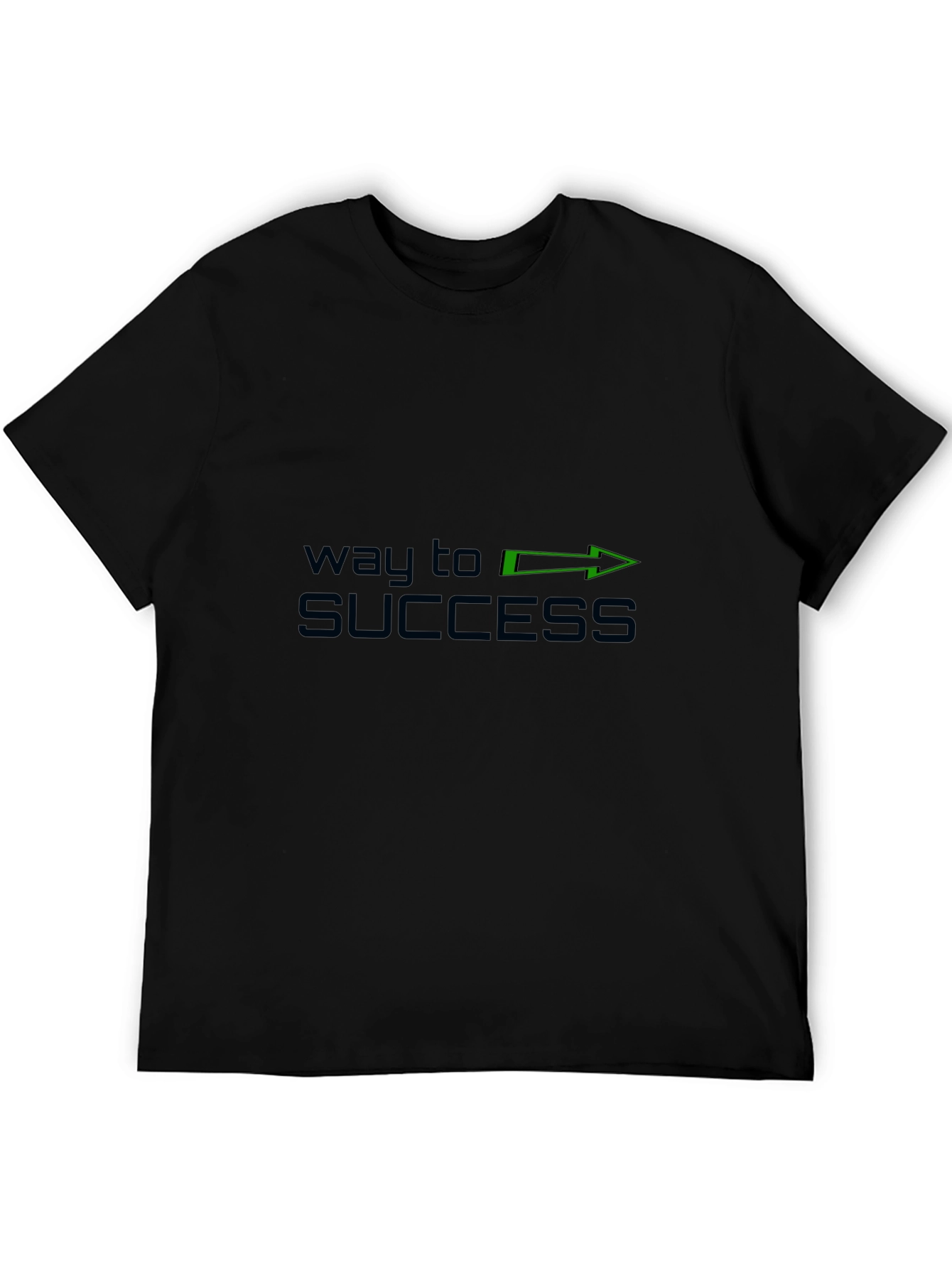 Way To Success Graphic Tee - Black