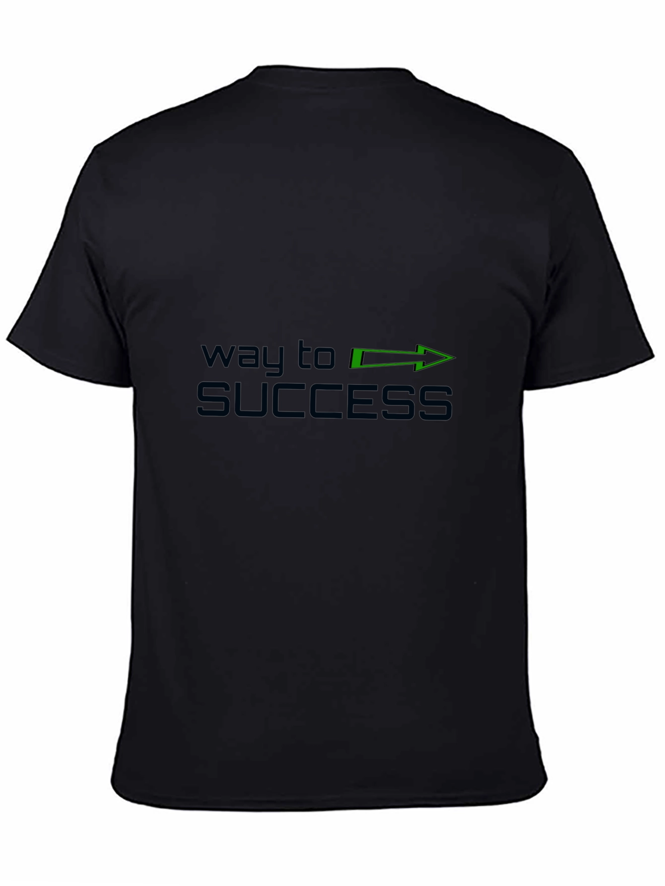 Way To Success Graphic Tee - Black