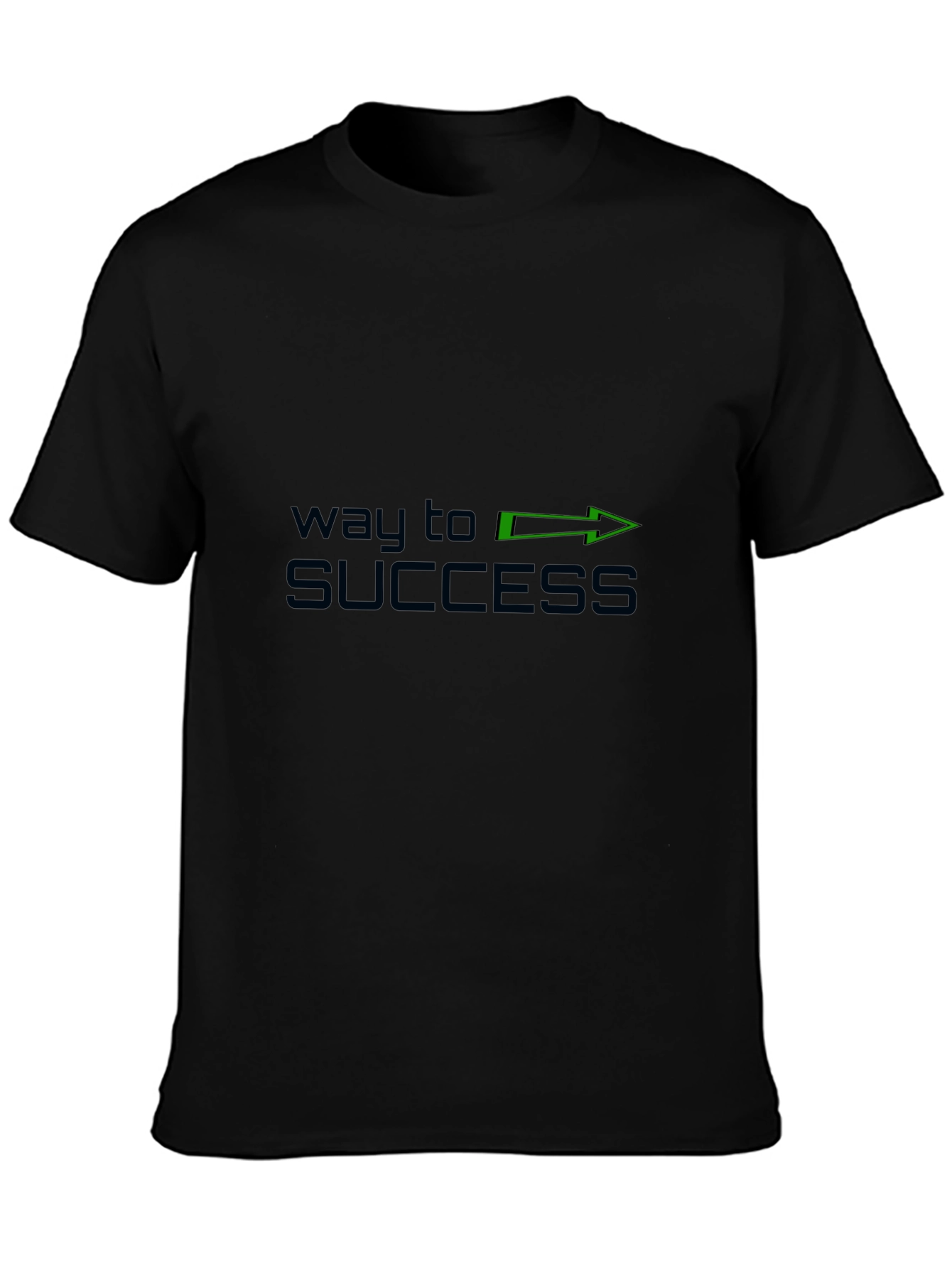 Way To Success Graphic Tee - Black